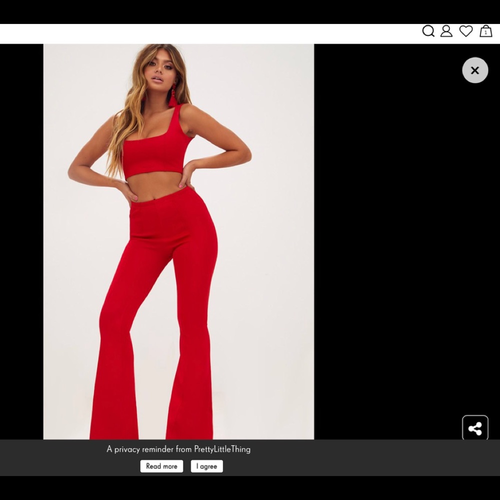 Red 2 piece set